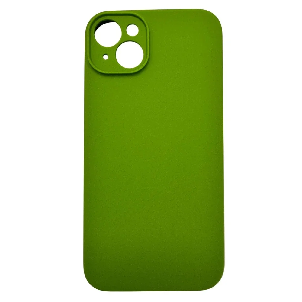 iPhone 14 Plus Silicone Case Green Protective Cover Slim Fit‎ NWT